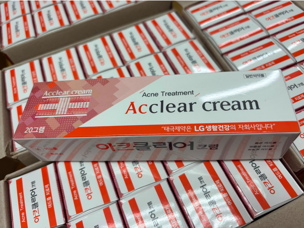新款🇰🇷現貨❤️Acclear Cream 抗炎痘痘修護藥膏20g(大大支)