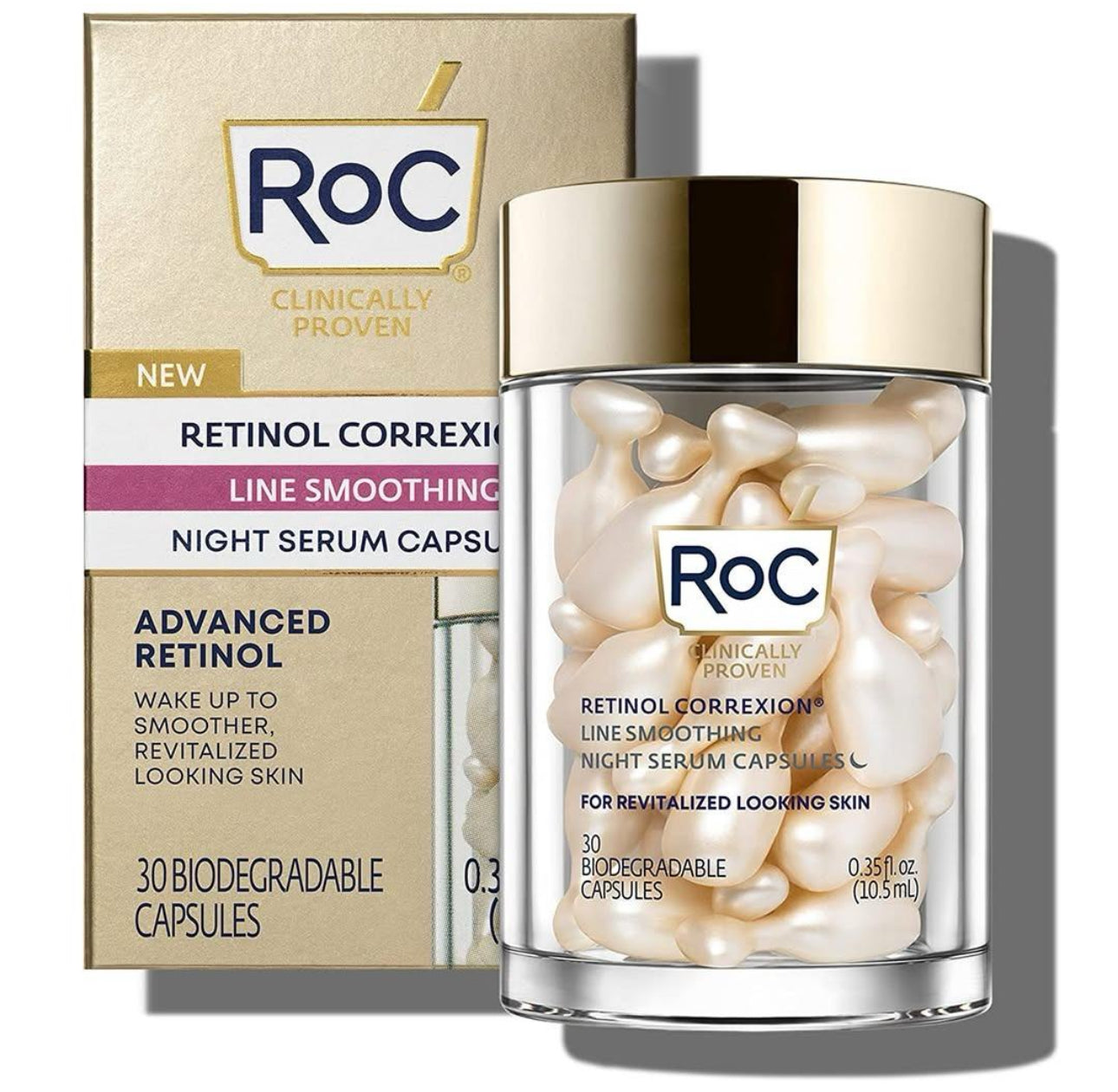 現貨❤️法國 RoC Retinol Night Serum 視黃醇夜間精華液 (30顆)