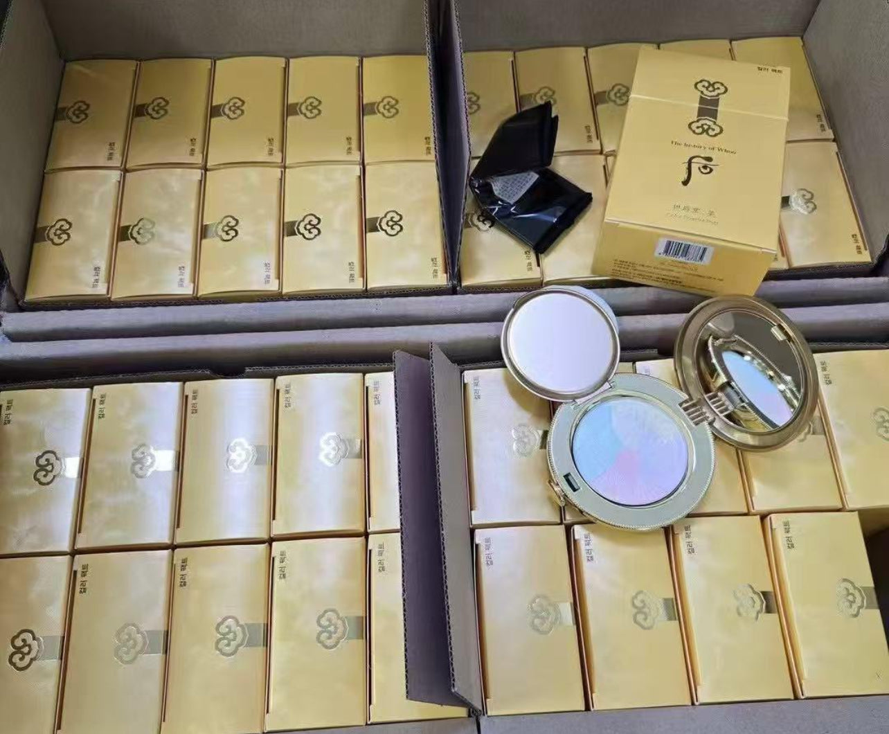 現貨❤️WHOO 后 拱辰享美多彩彩色修容粉餅珠光乾粉13g腮紅 高光