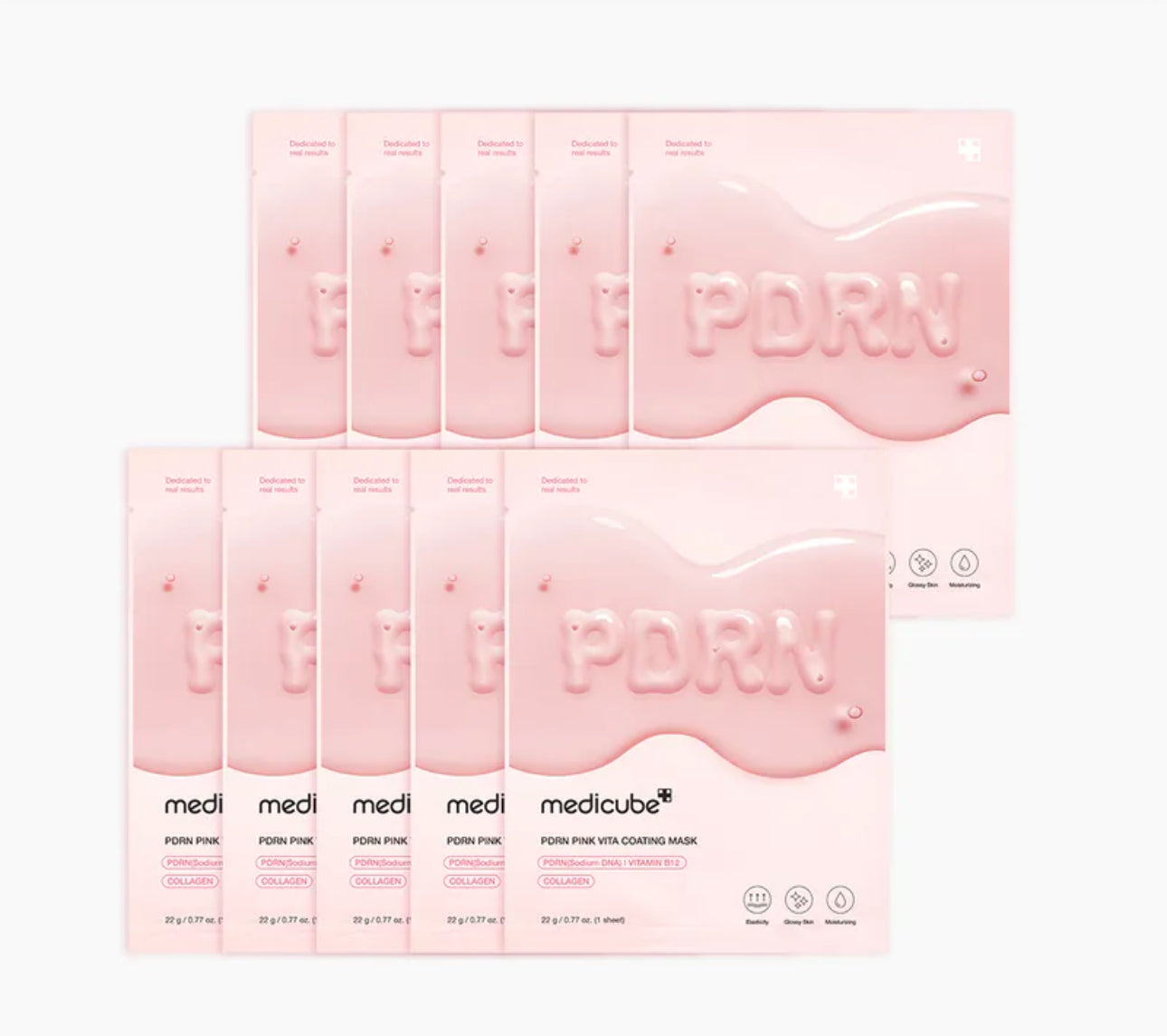 現貨❤️韓國medicube PDRN粉紅維他命濃縮面膜 一套5片