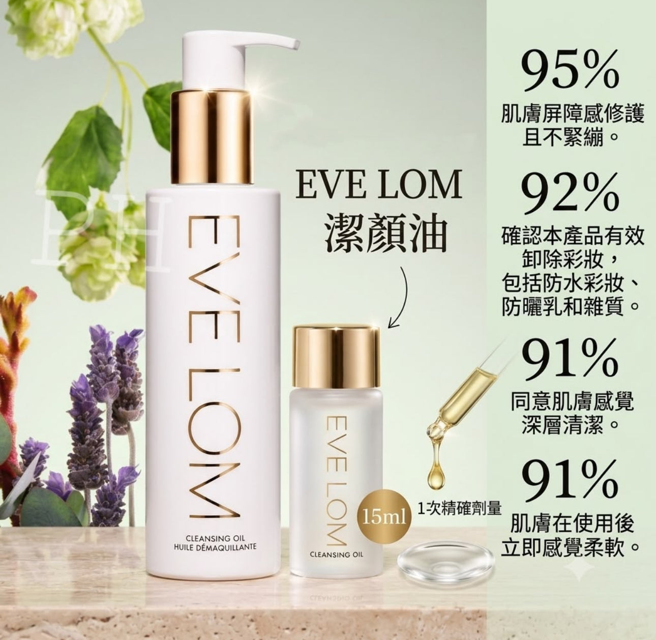 現貨❤️罕有🌸EVE LOM Cleansing Oil卸妝油15ml ( 有盒)