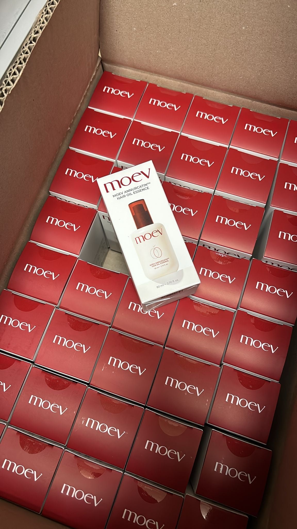 現貨❤️ Moev Anukatin蘋果多酚髮尾油抗熱修護精華 80ml
