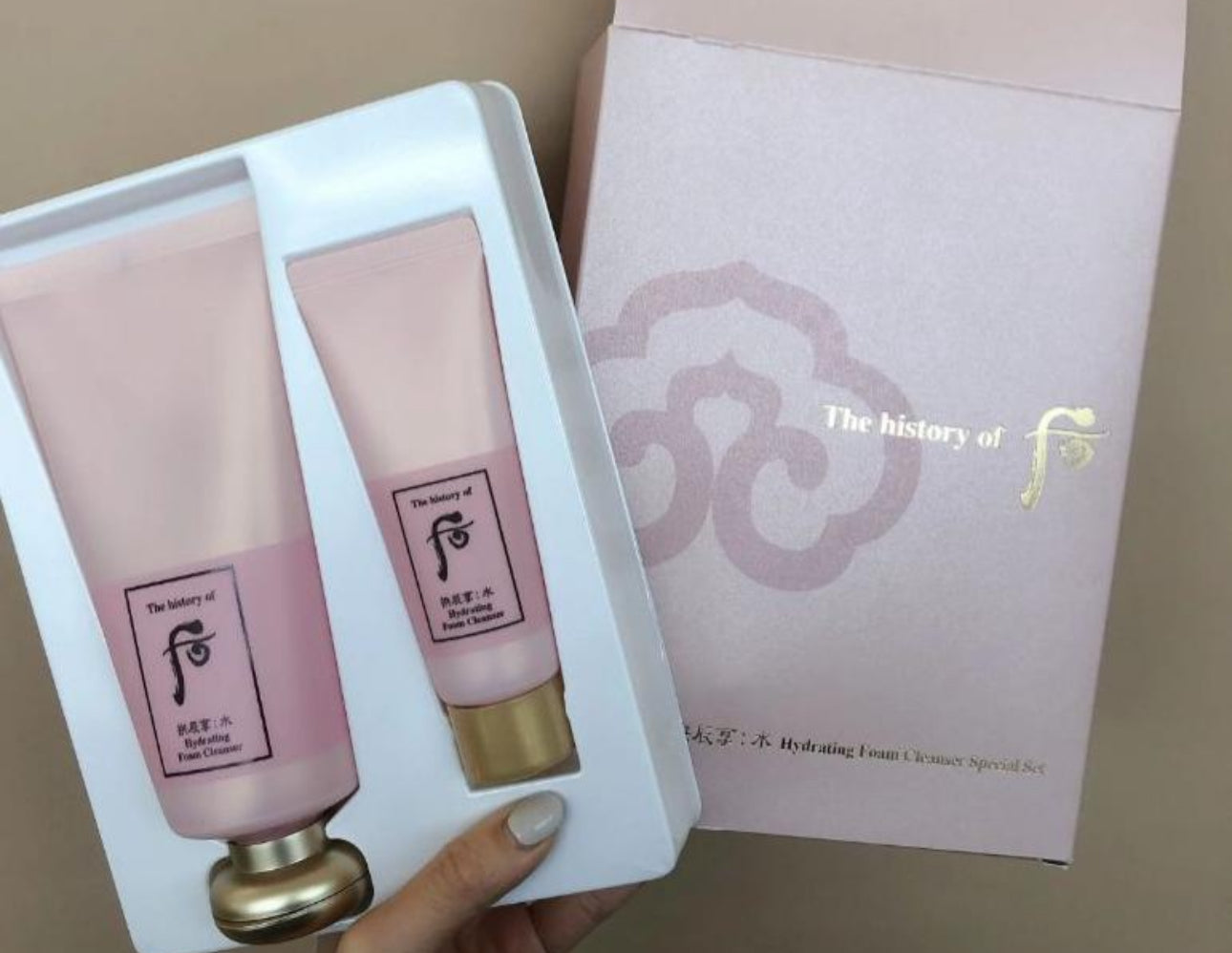現貨❤️Whoo后 水妍洗面奶套盒 180ml + 40ml