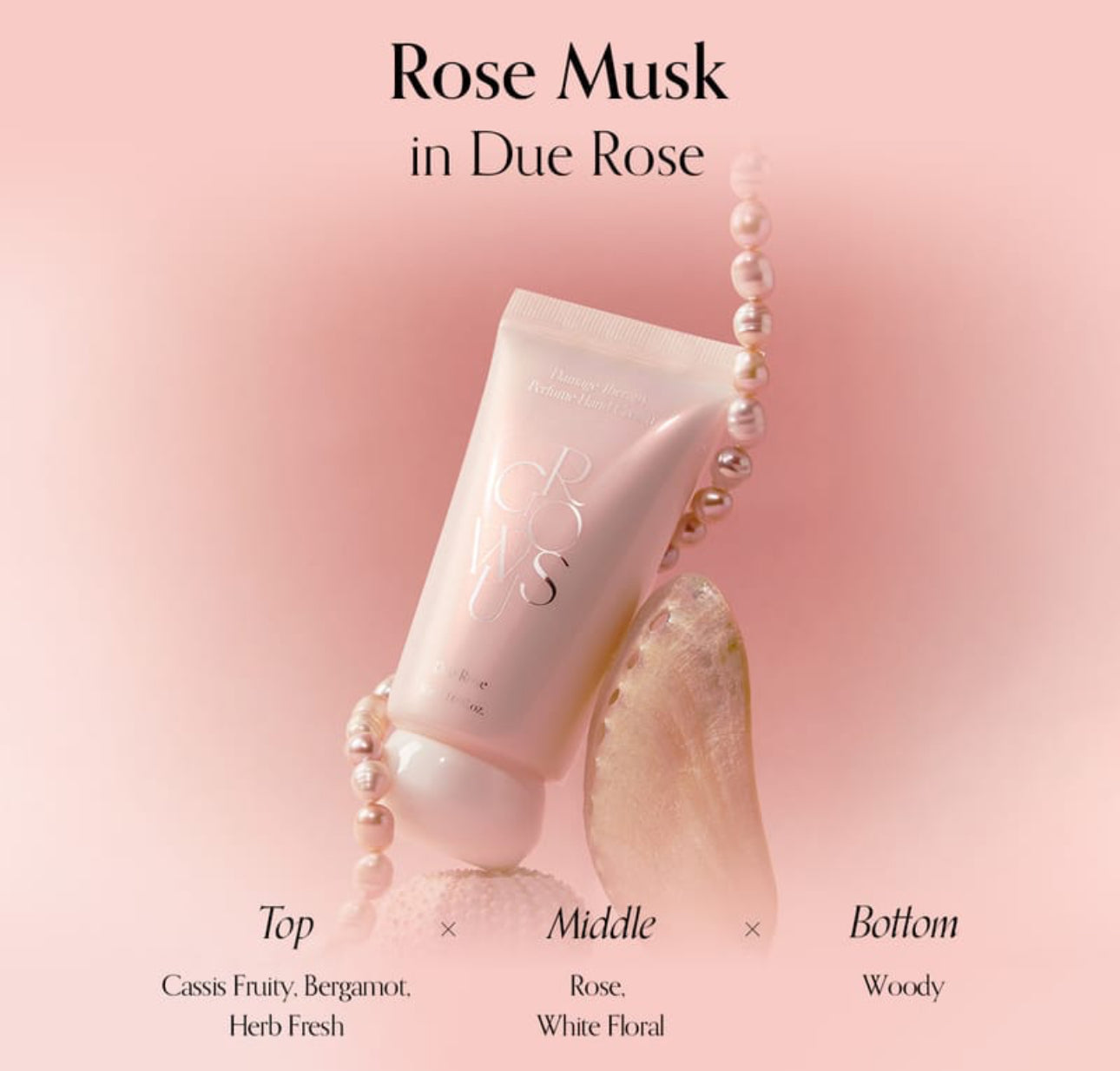 現貨❤️🌸Growus修護香氛護手霜50ml Growus Damage Therapy Perfume Hand Cream50ml(🌹Due Rose|甜美優雅花香調 )