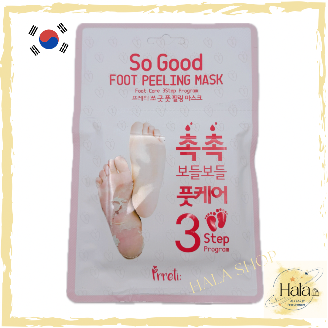 現貨❤️韓國 Prreti 果酸3部曲去角質脫皮足膜(1對/包)
