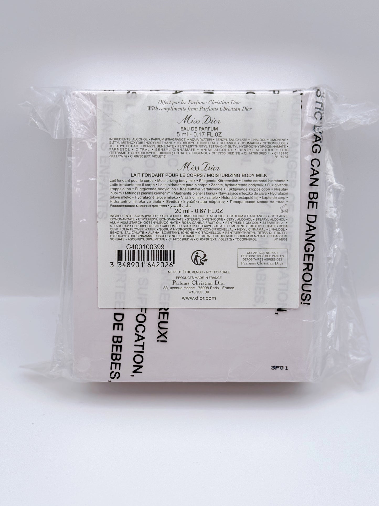 現貨❤️Dior花漾香氛禮盒2件組(淡香水5ml+身體乳20ml)(專櫃貨)