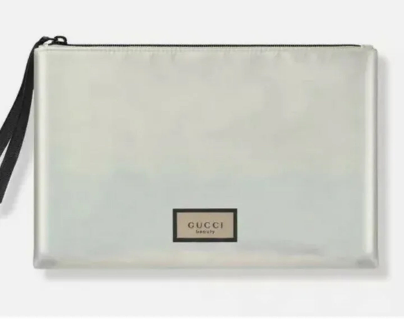 現貨❤️Gucci Iridescent White Flora Limited Edition Clutch Pouch Bag NWT Makeup Travel (免稅貨)