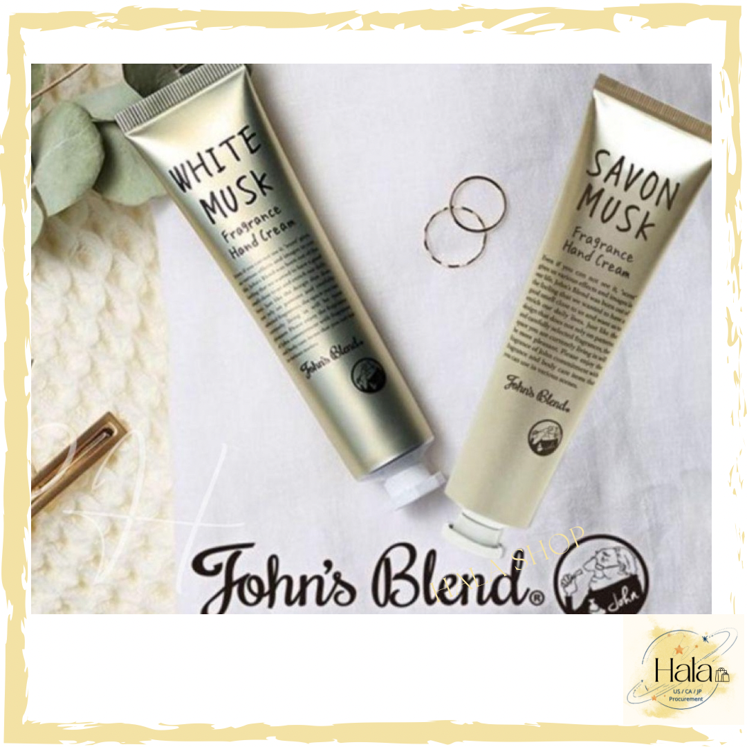 現貨❤️日本 JOHN'S BLEND 香薰滋潤手霜38g(White Musk白麝香/Savon Musk 爽身粉麝香)