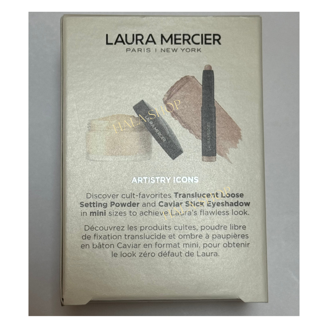 現貨❤️LAURA MERCIER 鑽光幻魅眼影筆 Rose Gold 1g +煥顏透明蜜粉組 9.3g