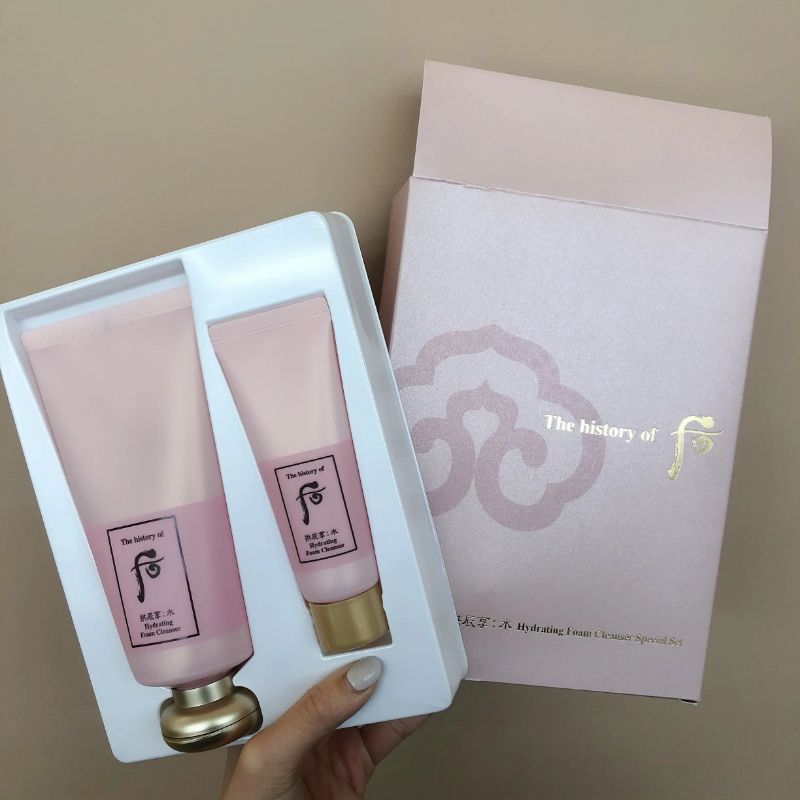現貨❤️Whoo 后 水妍洗面奶套盒
洗面奶 180ml + 40ml