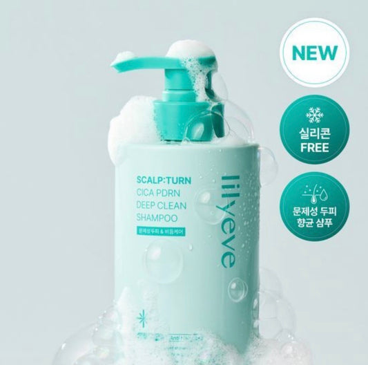 現貨❤️新品Lilyeve Scalp:Turn CICA PDRN 深層清潔防脫髮洗髮水500g