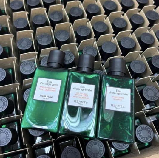 現貨❤️Hermes 橘綠之泉 洗頭水護髮素套裝(免稅貨)