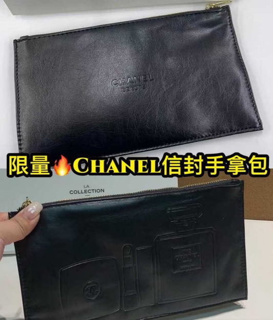 現貨❤️Chanel信封手拿包/化妝袋(專櫃)