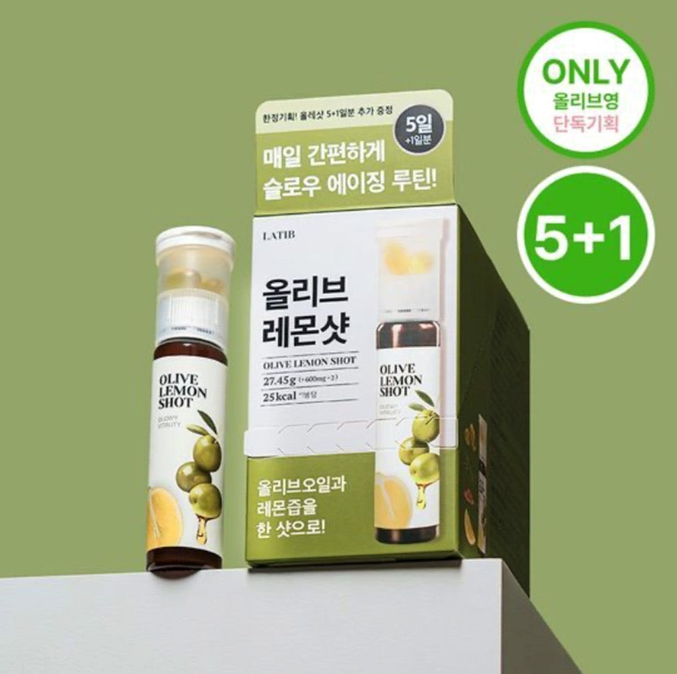 現貨❤️韓國🇰🇷LATIB初榨橄欖檸檬雙效健康特飲OLIVE LEMON SHOT 6支