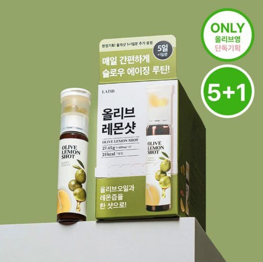 現貨❤️韓國🇰🇷LATIB初榨橄欖檸檬雙效健康特飲OLIVE LEMON SHOT 6支