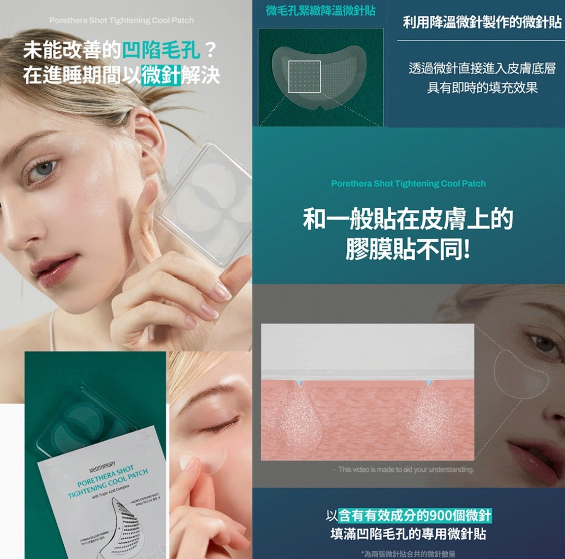 現貨❤️ MEDITHERAPY微毛孔緊緻降溫微針貼 4片