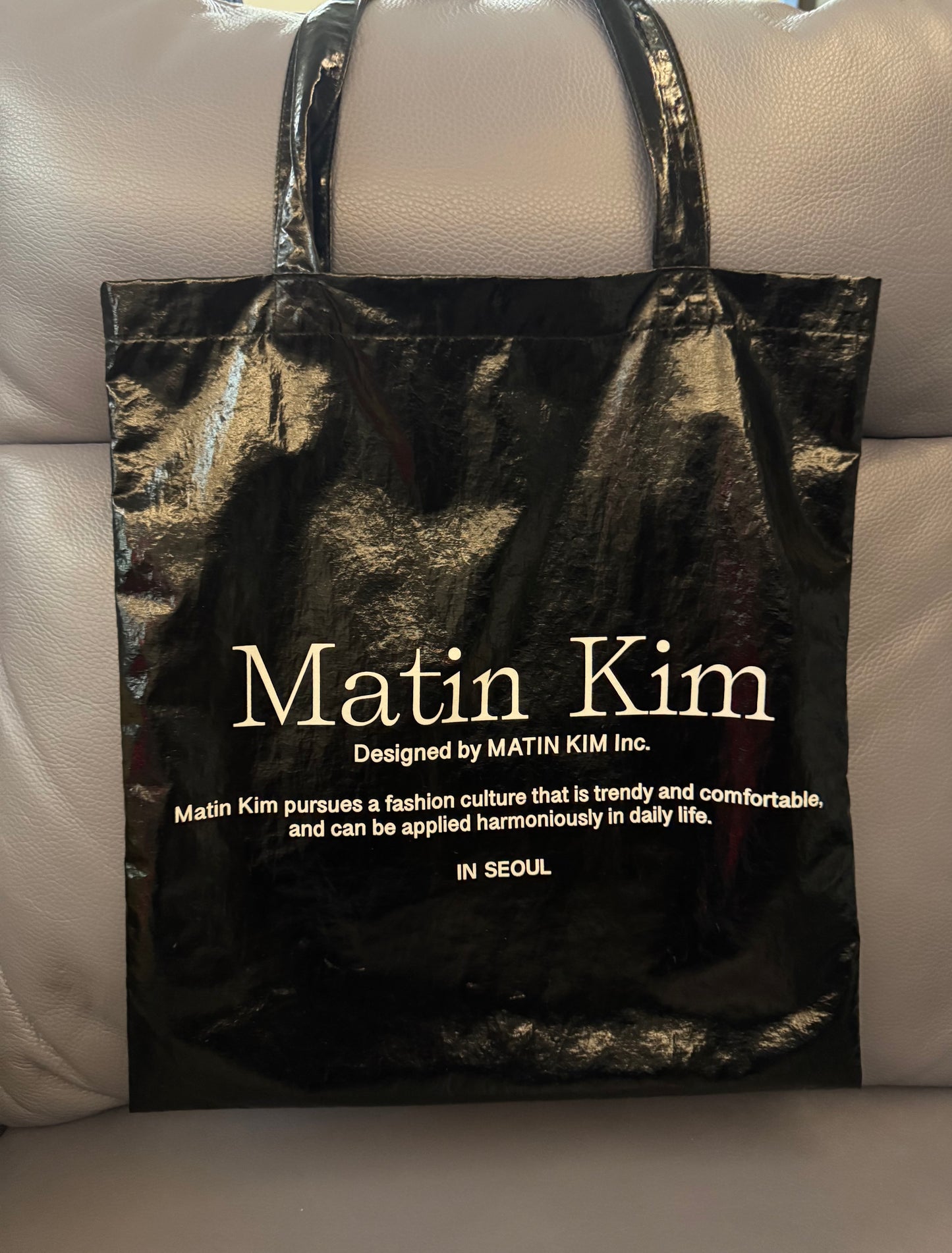 現貨❤️韓國潮牌 Matin Kim totel bag（黑色）