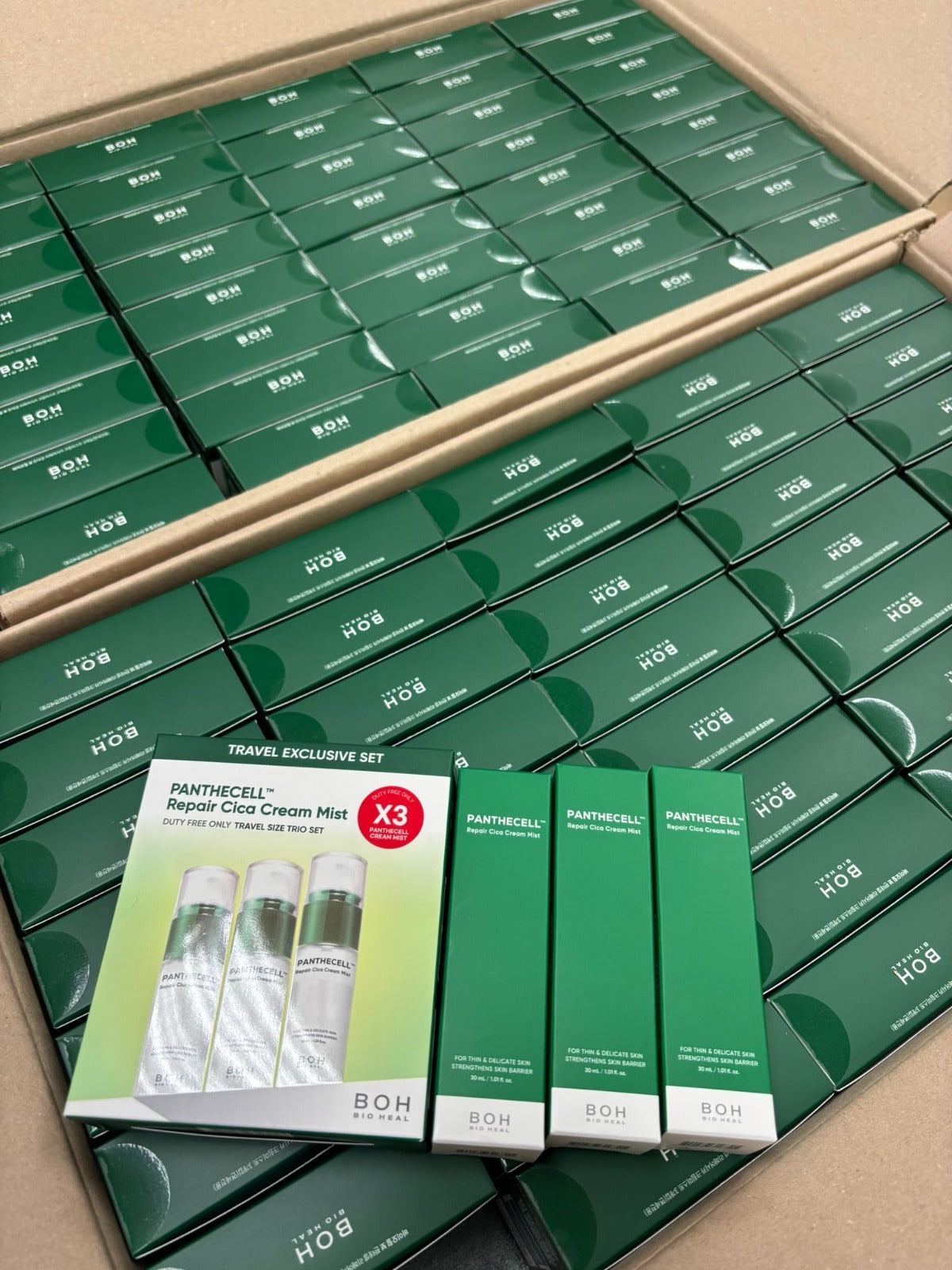 現貨❤️韓國 OLIVE YOUNG熱賣款- BOH Repair Cica Cream Mist 積雪草修復保濕舒敏噴霧限定套裝(30mlx3)