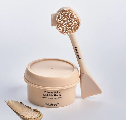 現貨❤️Cellology 薏仁泡泡淨化潔面膜100g/ Cellology Head Brush 全效潔面矽膠刷