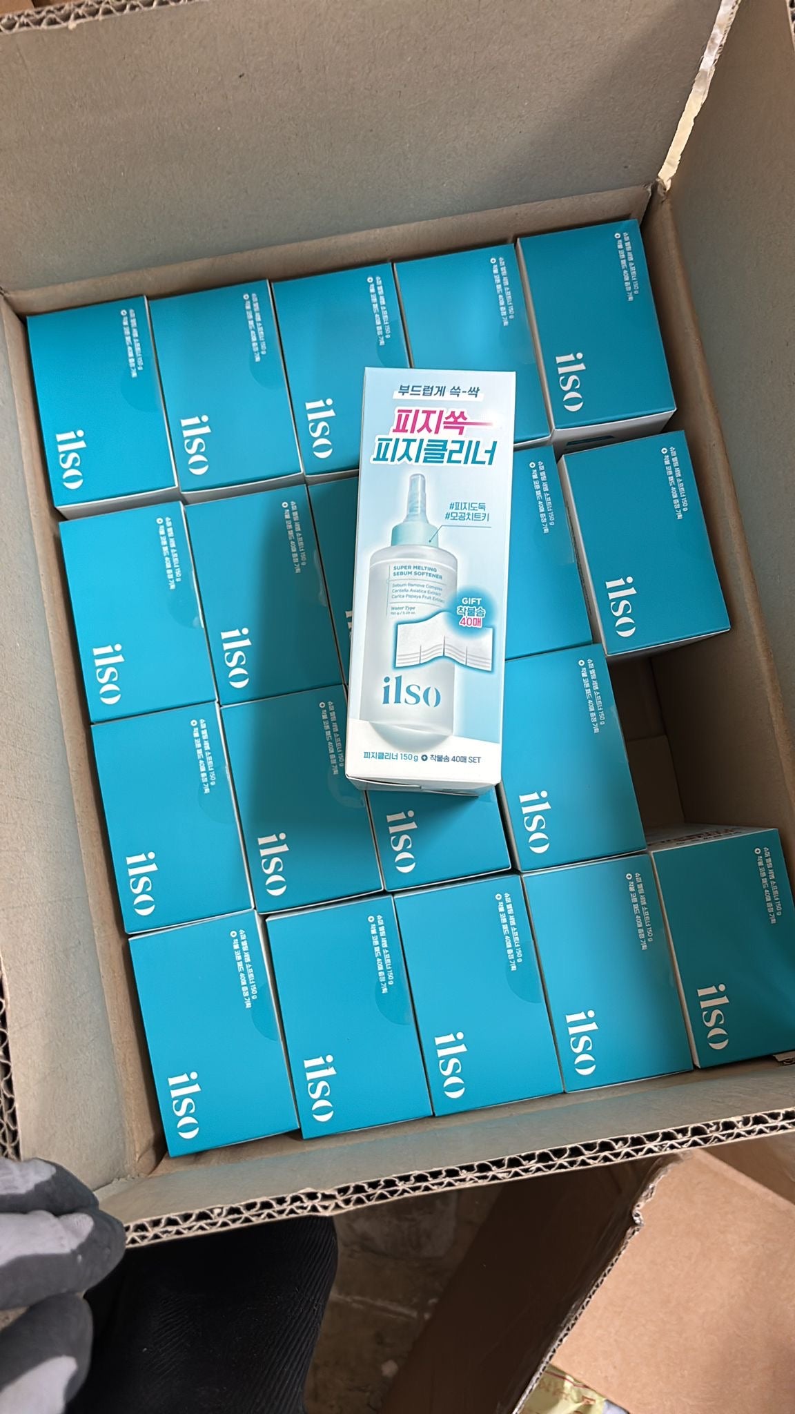 現貨❤️韓國Ilso黑頭粉刺導出液 150ml + 棉片 40片