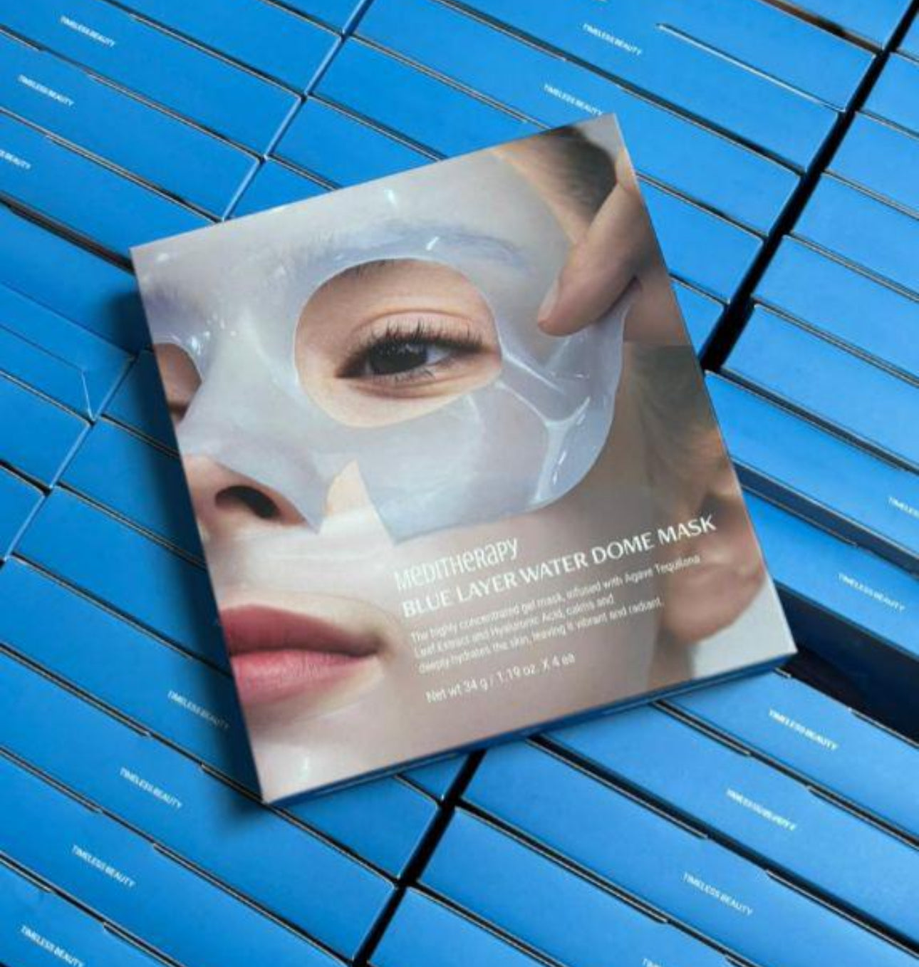現貨❤️MEDITHERAPY 水藍深層補濕凝膠面膜 1盒4 片