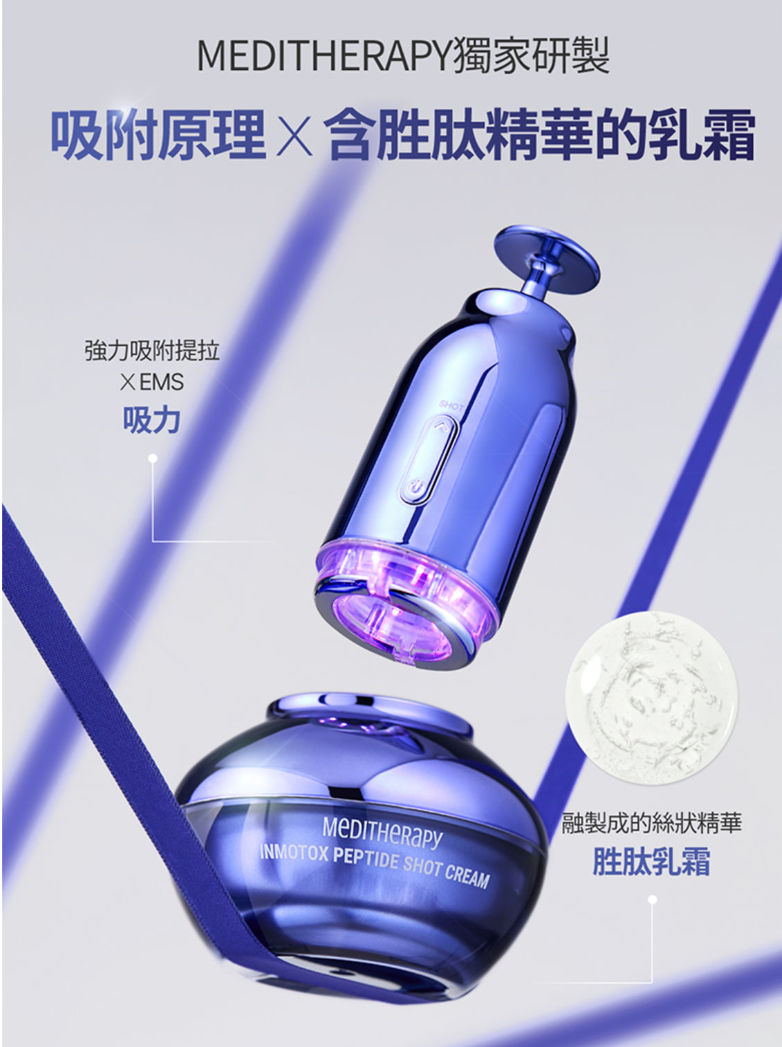 現貨❤️最新出 MEDITHERAPY
全新🩵V臉緊緻按摩乳霜➕V臉緊緻按摩美容儀 （包順豐站或智能櫃收件）
