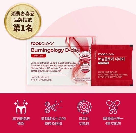現貨❤️🇰🇷FOODOLOGY Burningology 10日燃脂 D-Day 包