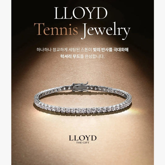 現貨❤️韓國LLOYD Timeless系列 -3mm Tennis手鏈✨一套 full set ：紙袋、紙盒及證書（免稅店貨）